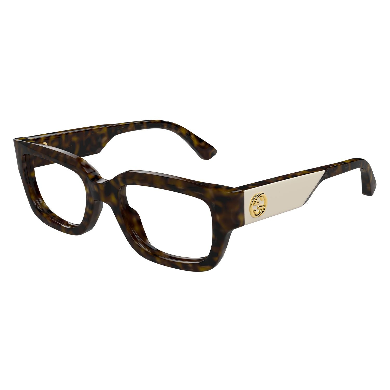 GG1666O Havana recycled acetate Optical Frames - Shiny Havana