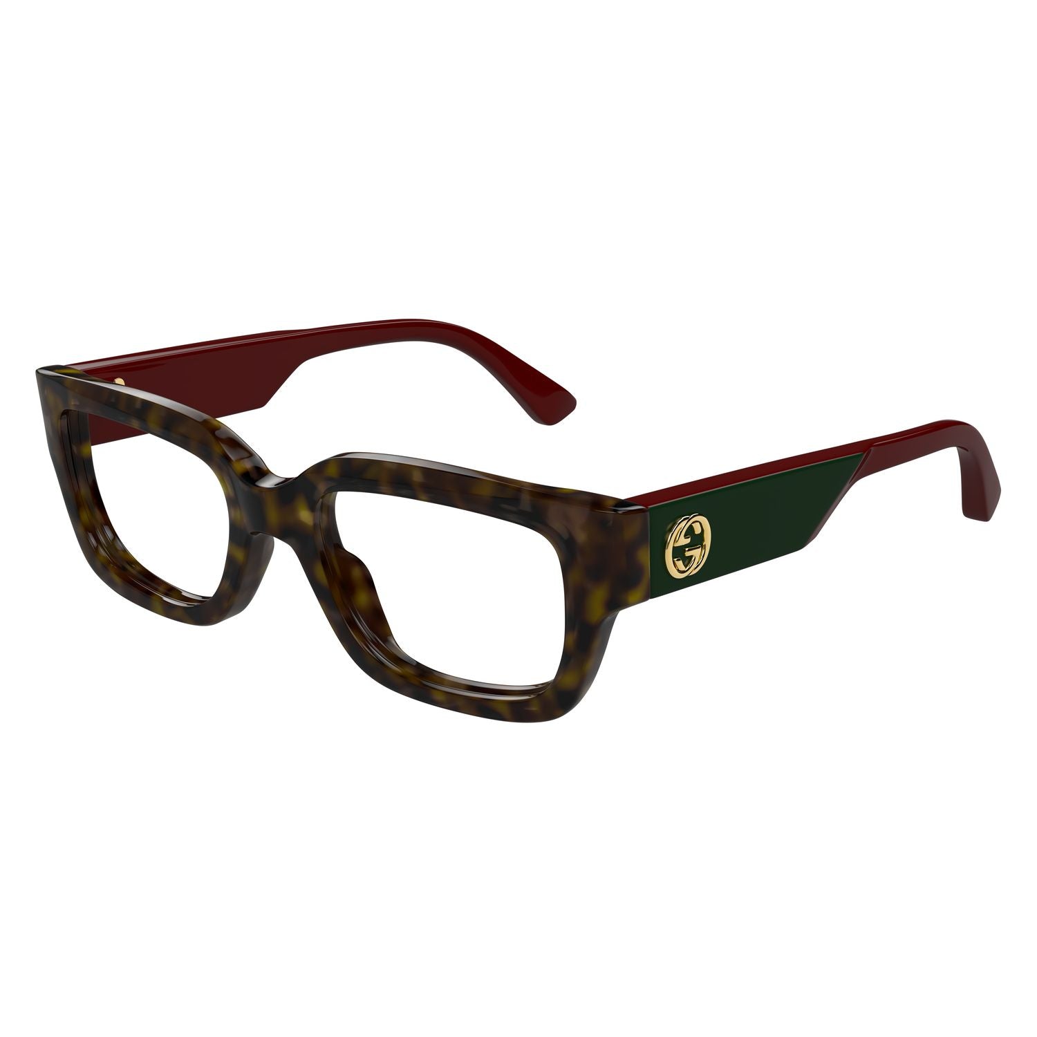 GG1666O Havana recycled acetate Optical Frames - Shiny Havana
