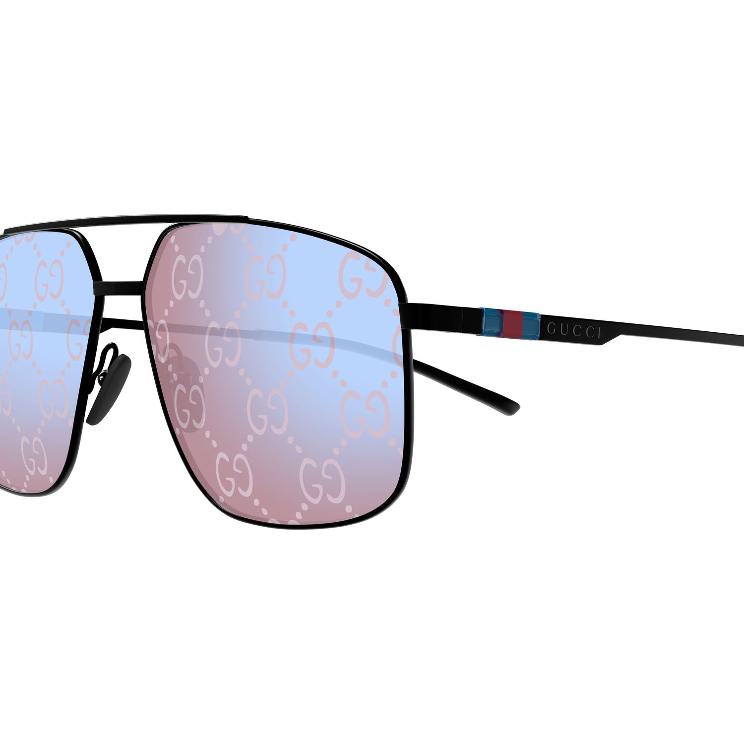 GG1676S Black metal Sunglasses - Shiny Black