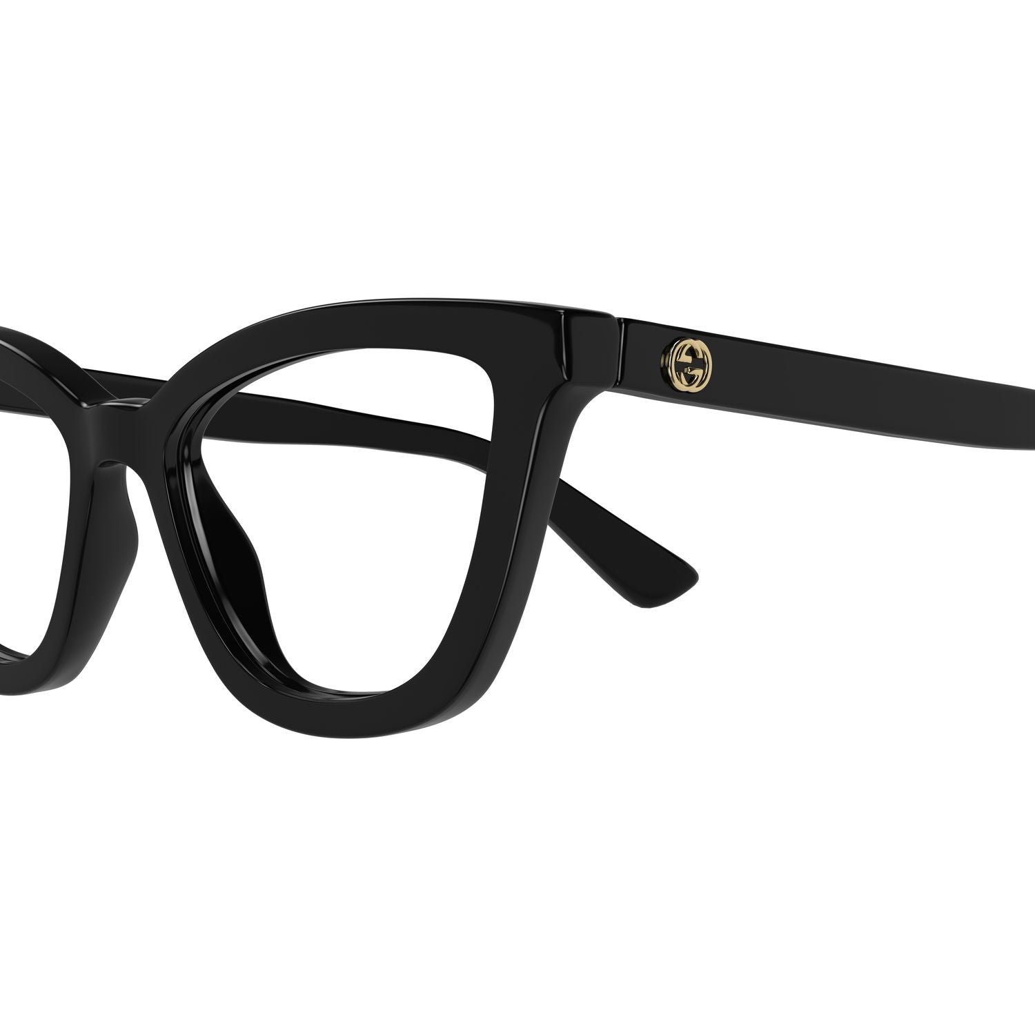 GG1686O Black recycled acetate Optical Frames - Shiny Black