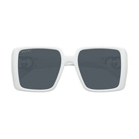 GG1692S White injection Sunglasses - Shiny Solid White