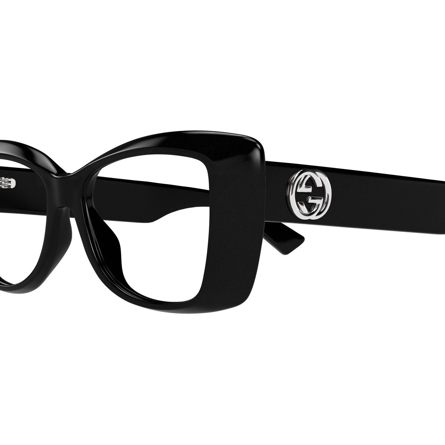 GG1697O Black recycled acetate Optical Frames - Shiny Black