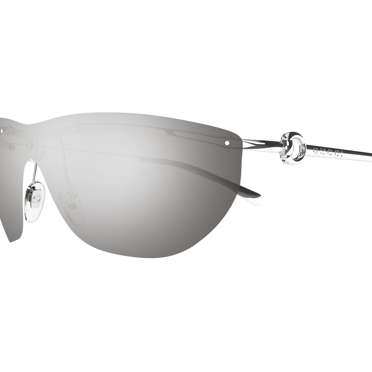 GG1700S Silver metal Sunglasses - Shiny Silver