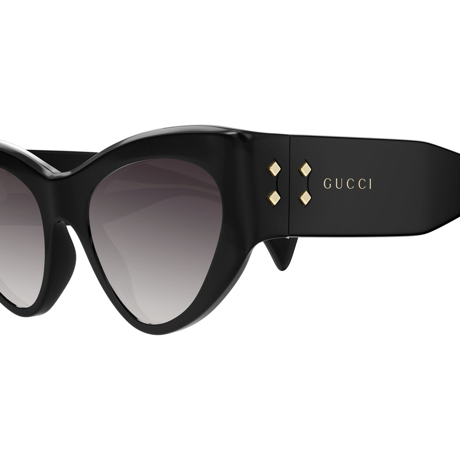 GG1704S Black recycled acetate Sunglasses - Shiny Black