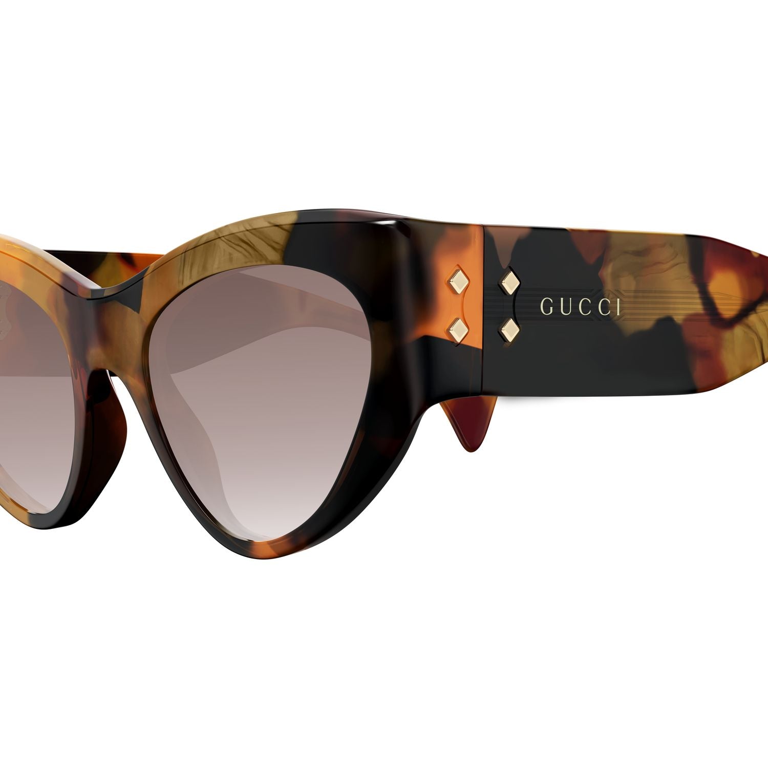 GG1704S Havana recycled acetate Sunglasses - Shiny Havana