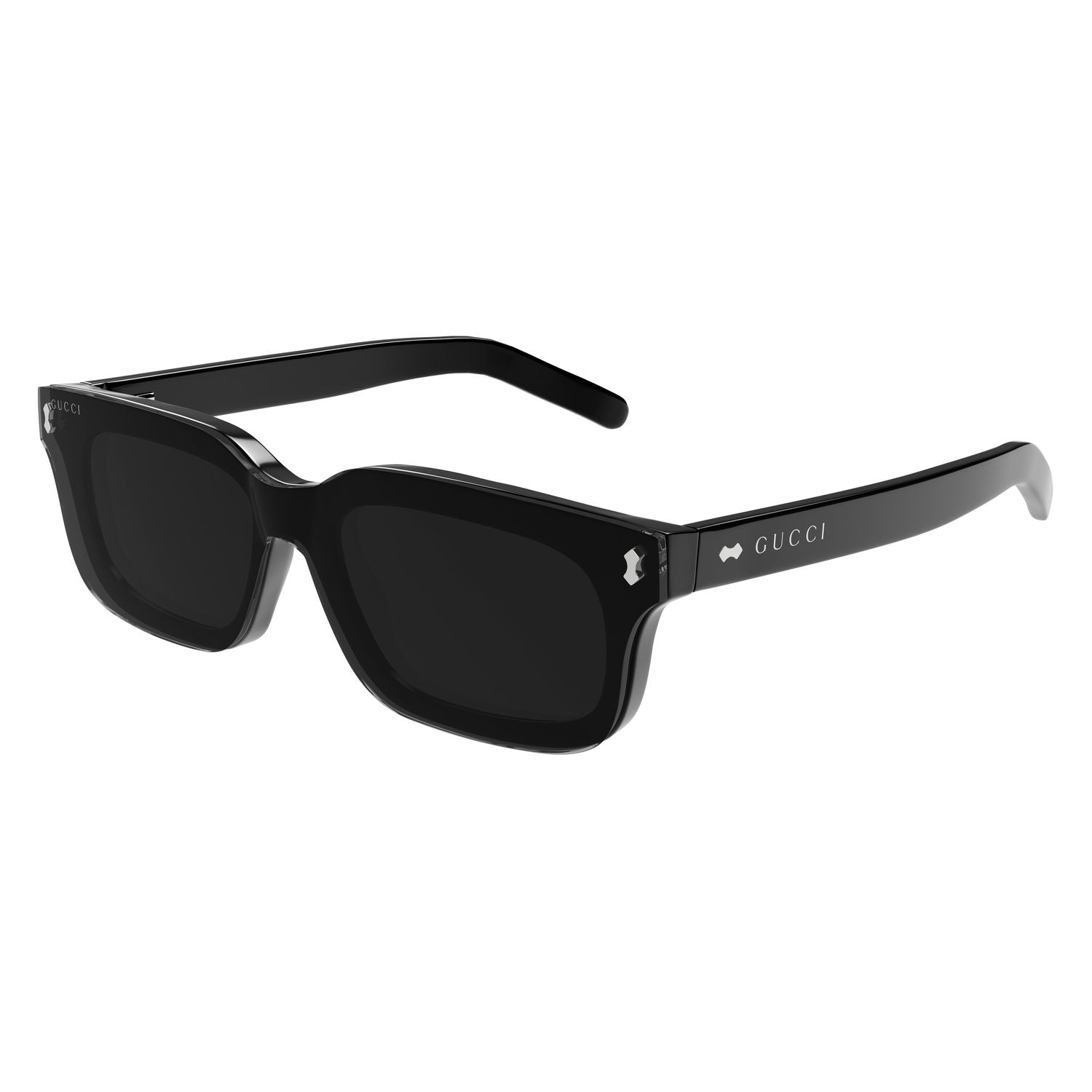 GG1711S Black recycled acetate Sunglasses - Shiny Black