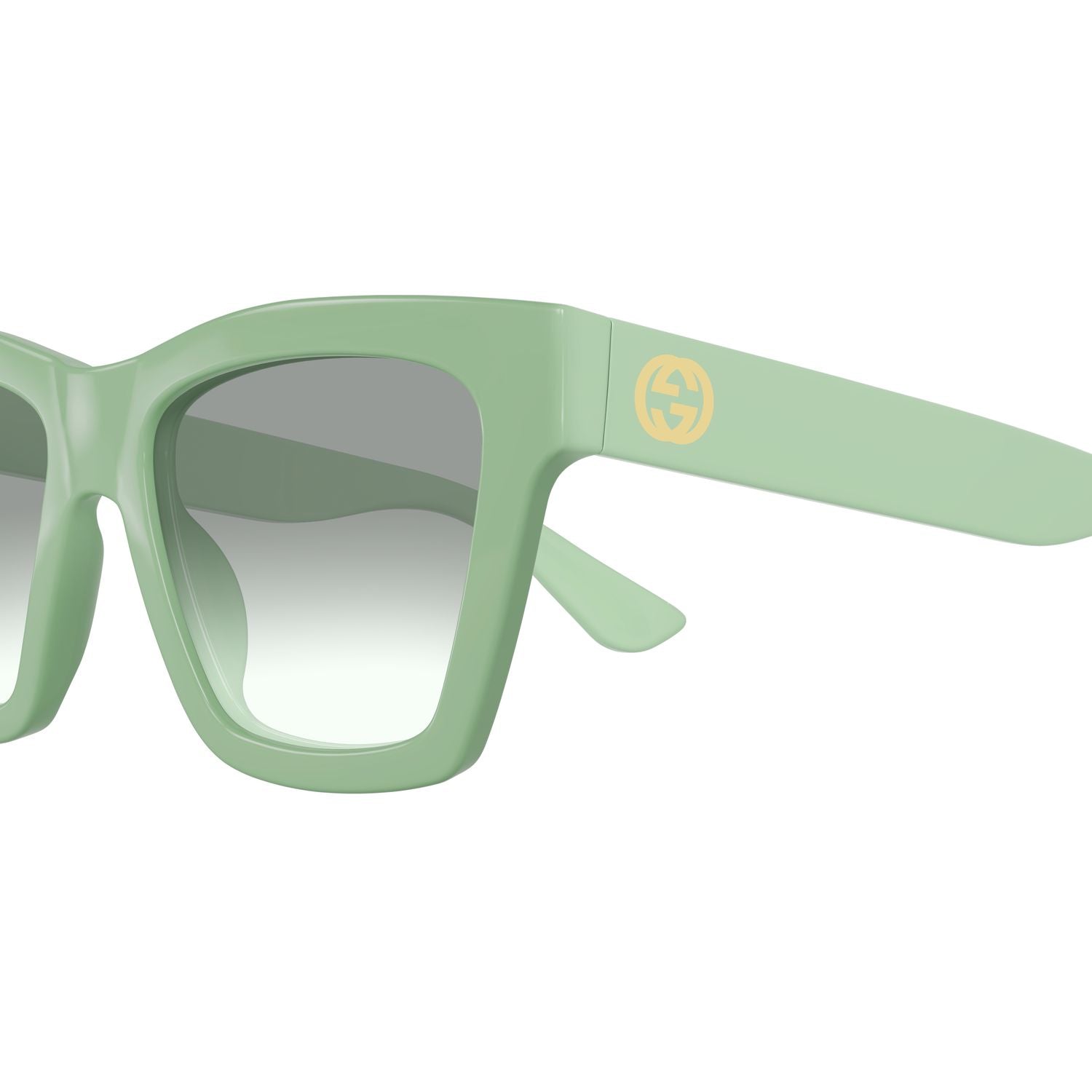 GG1714S Green injection Sunglasses - Shiny Green