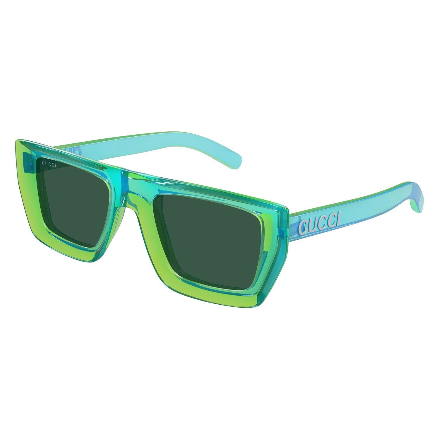 GG1723S Green injection Sunglasses - Green
