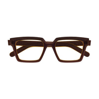 GG1725O Brown injection Optical Frames - Shiny Transparent Brown