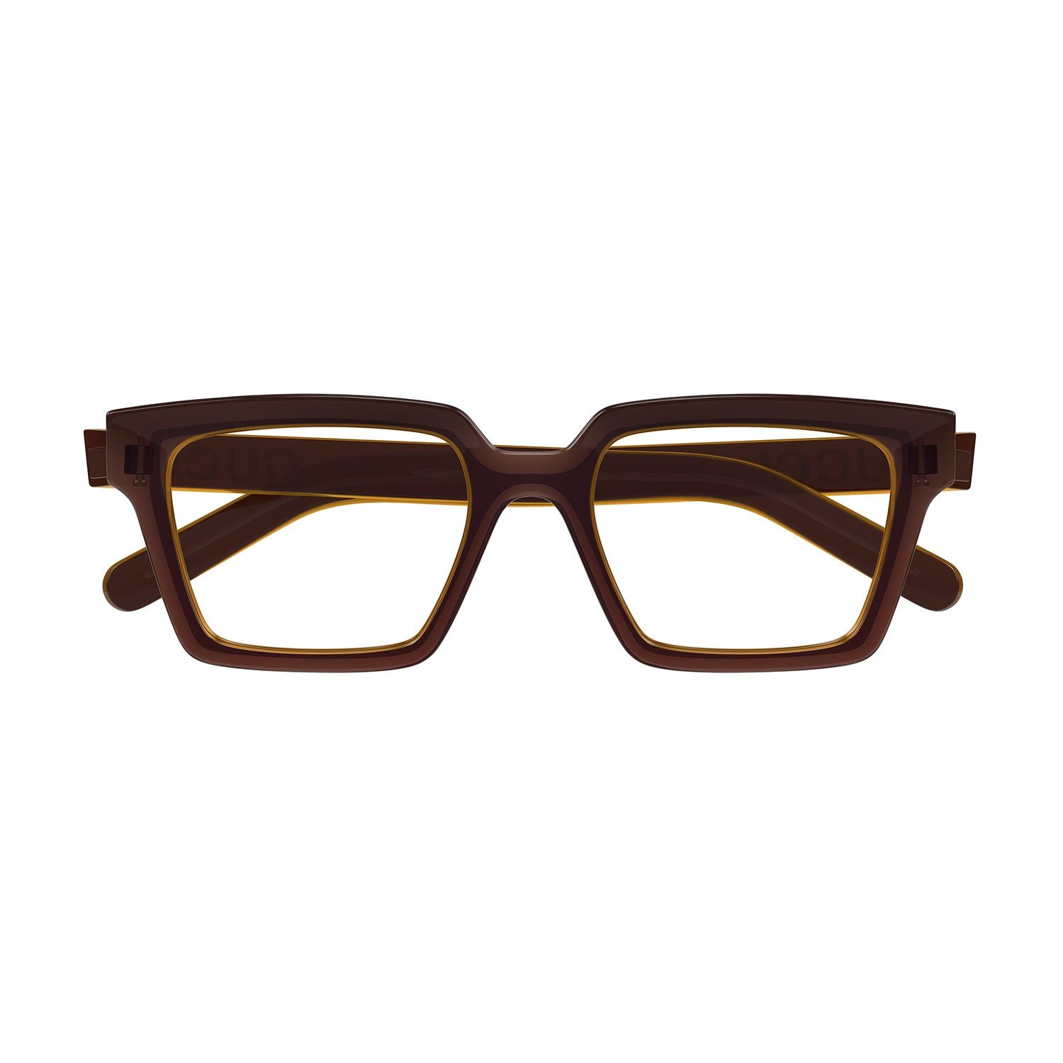 GG1725O Brown injection Optical Frames - Shiny Transparent Brown