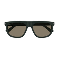 GG1726S Green recycled acetate Sunglasses - Shiny Solid Dark Green