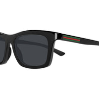 GG1735S Black injection Sunglasses - Shiny Black