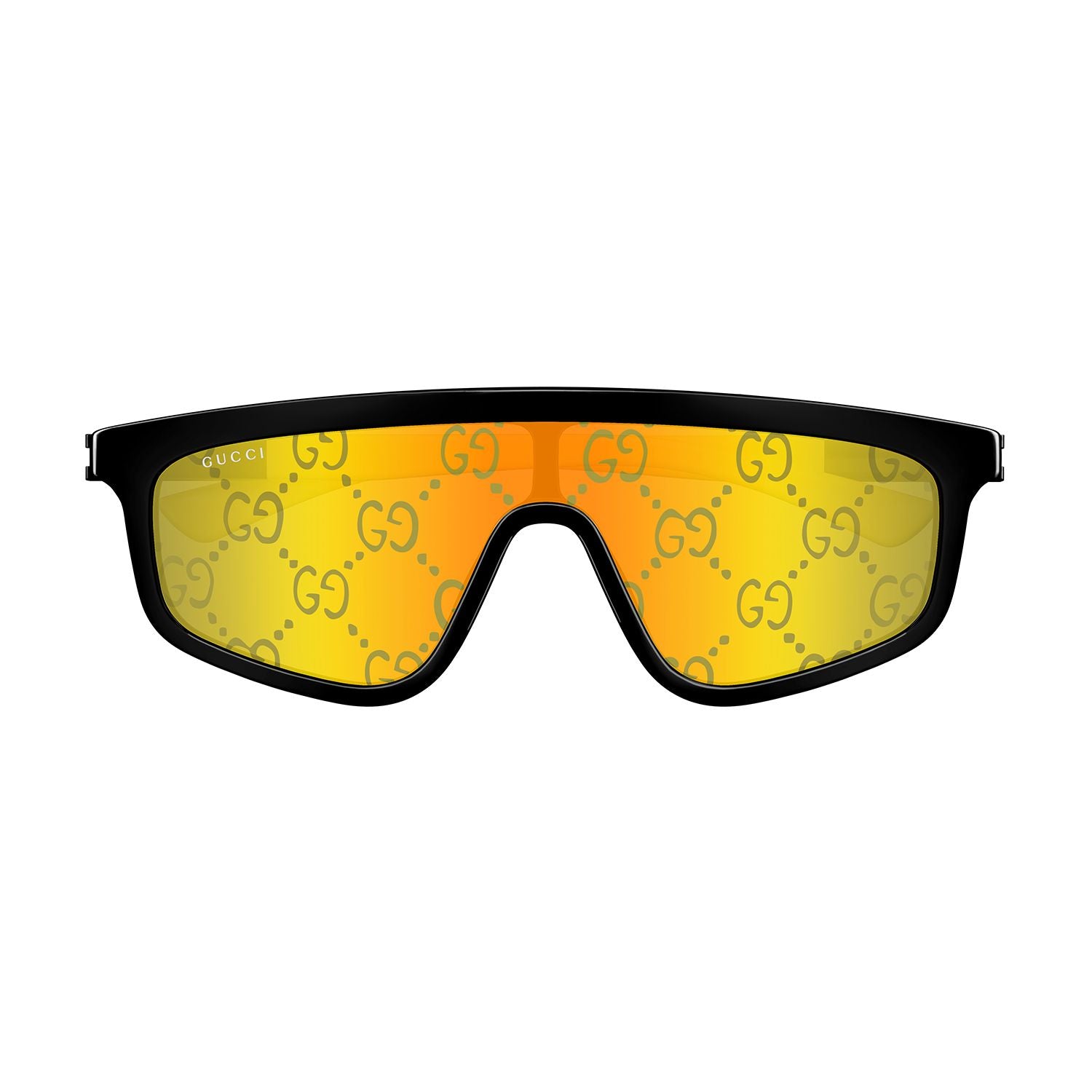 GG1736S Black injection Sunglasses - Shiny Solid Black