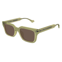 GG1732SK Green injection Sunglasses - Shiny Transparent Green