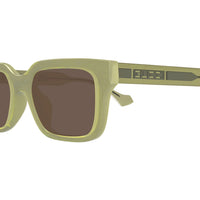 GG1732SK Green injection Sunglasses - Shiny Transparent Green