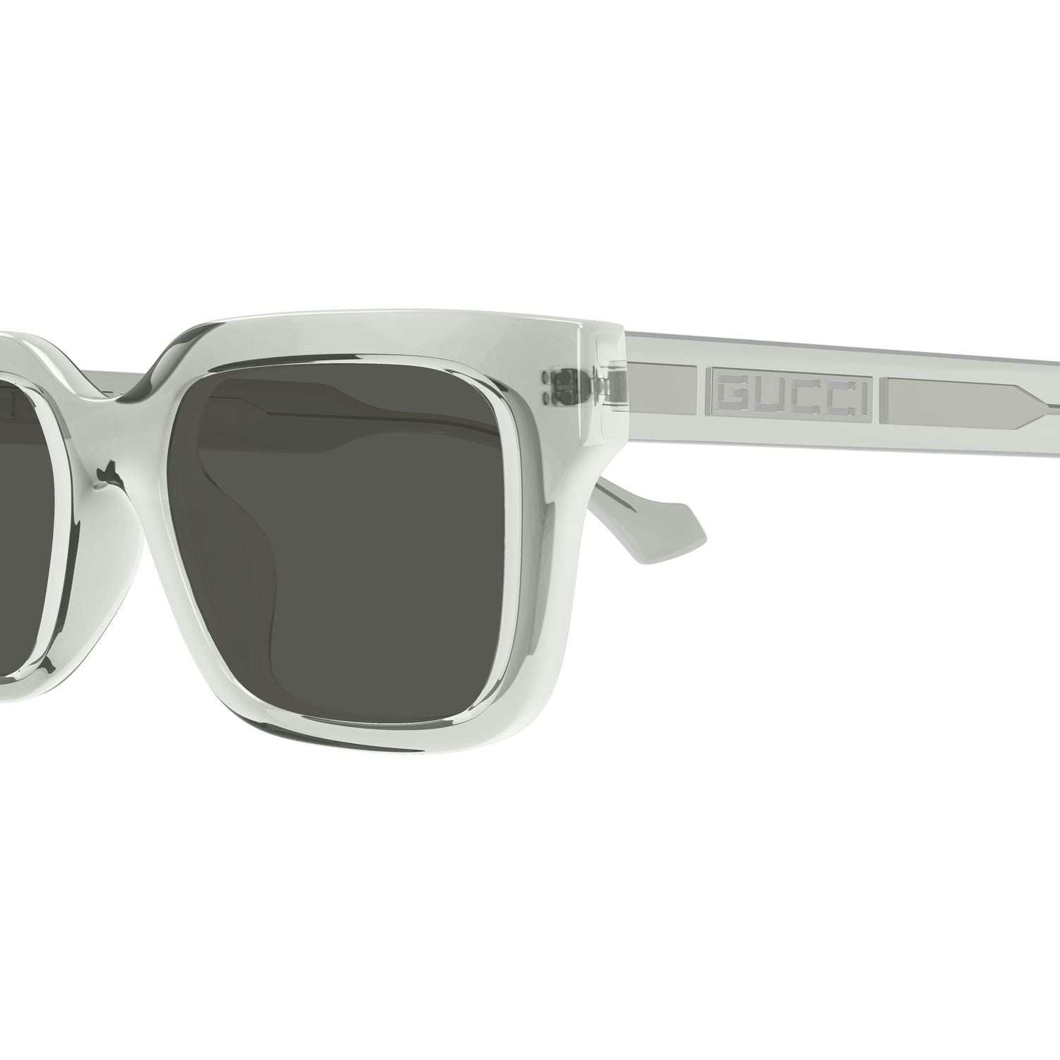 GG1732SK Grey injection Sunglasses - Shiny Transparent Grey