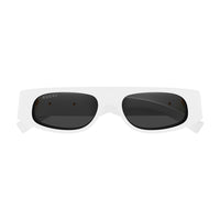 GG1771S White recycled acetate Sunglasses - Shiny Solid White