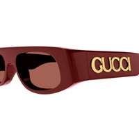 GG1771S Burgundy recycled acetate Sunglasses - Shiny Burgundy