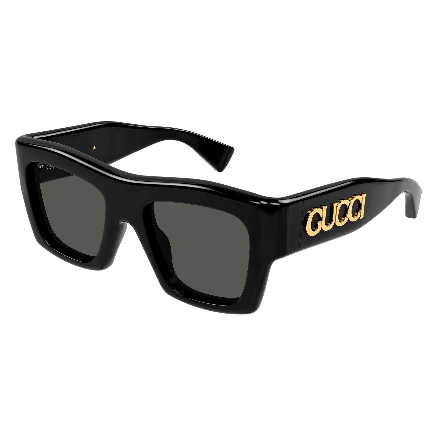 GG1772S Black recycled acetate Sunglasses - Shiny Black