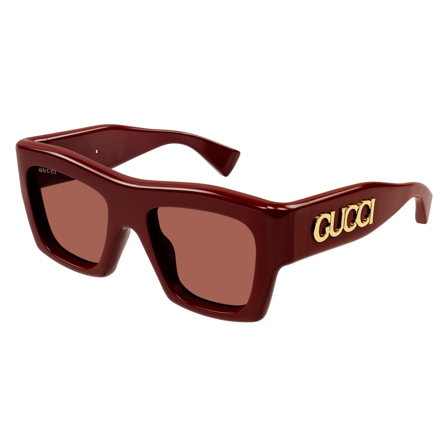 GG1772S Burgundy recycled acetate Sunglasses - Shiny Burgundy