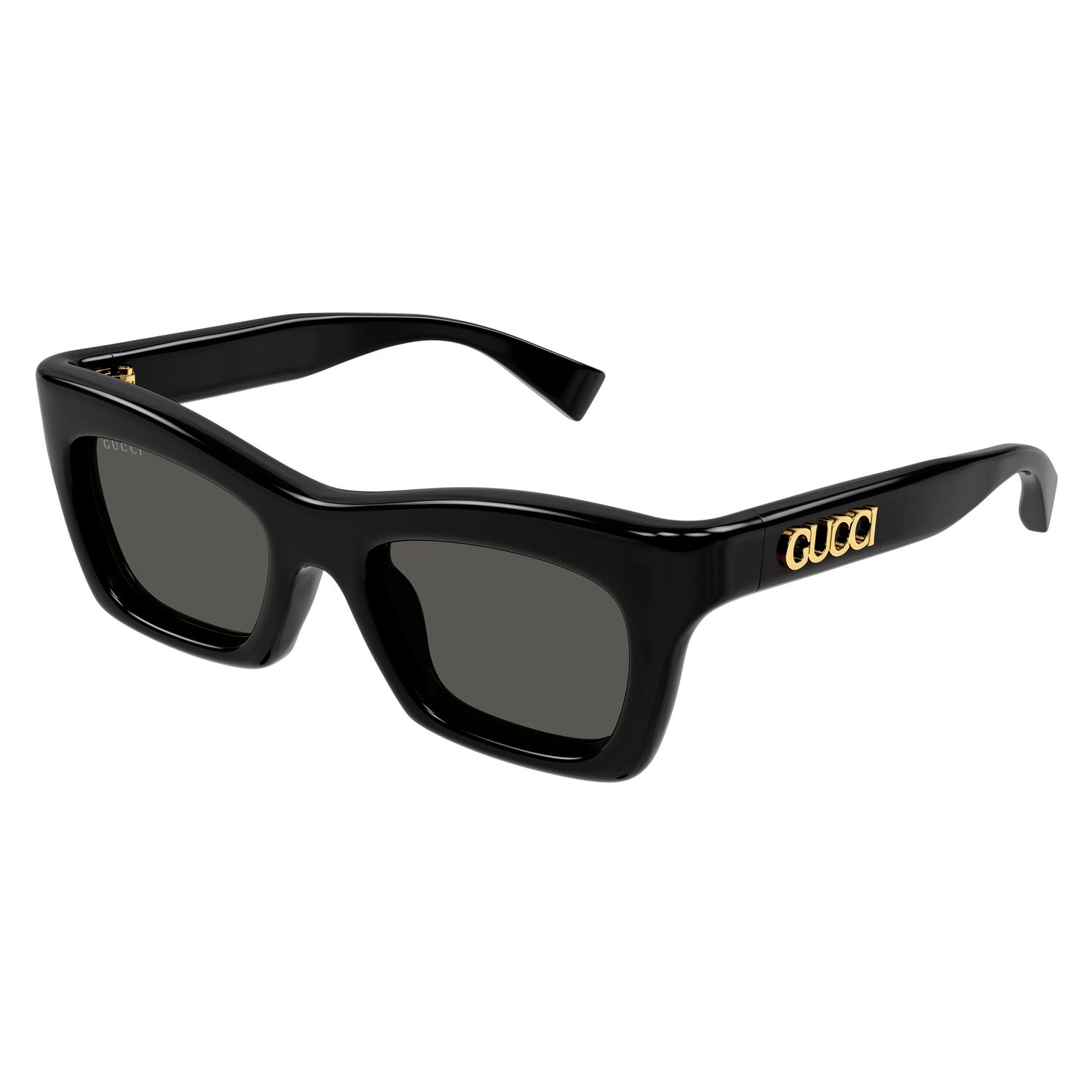 GG1773S Black recycled acetate Sunglasses - Shiny Black