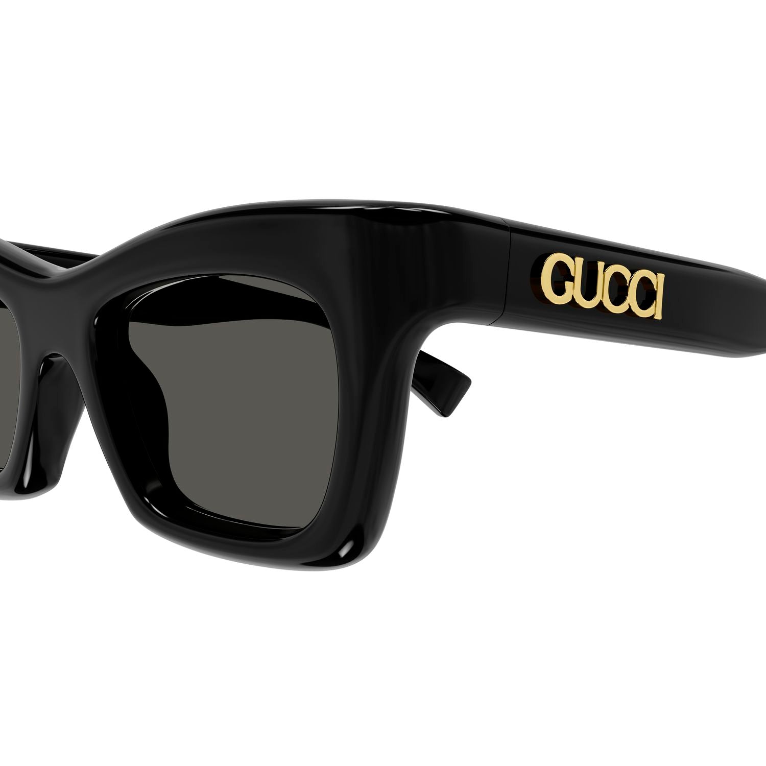 GG1773S Black recycled acetate Sunglasses - Shiny Black