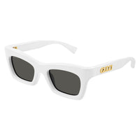 GG1773S White recycled acetate Sunglasses - Shiny White