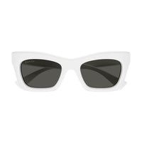 GG1773S White recycled acetate Sunglasses - Shiny White
