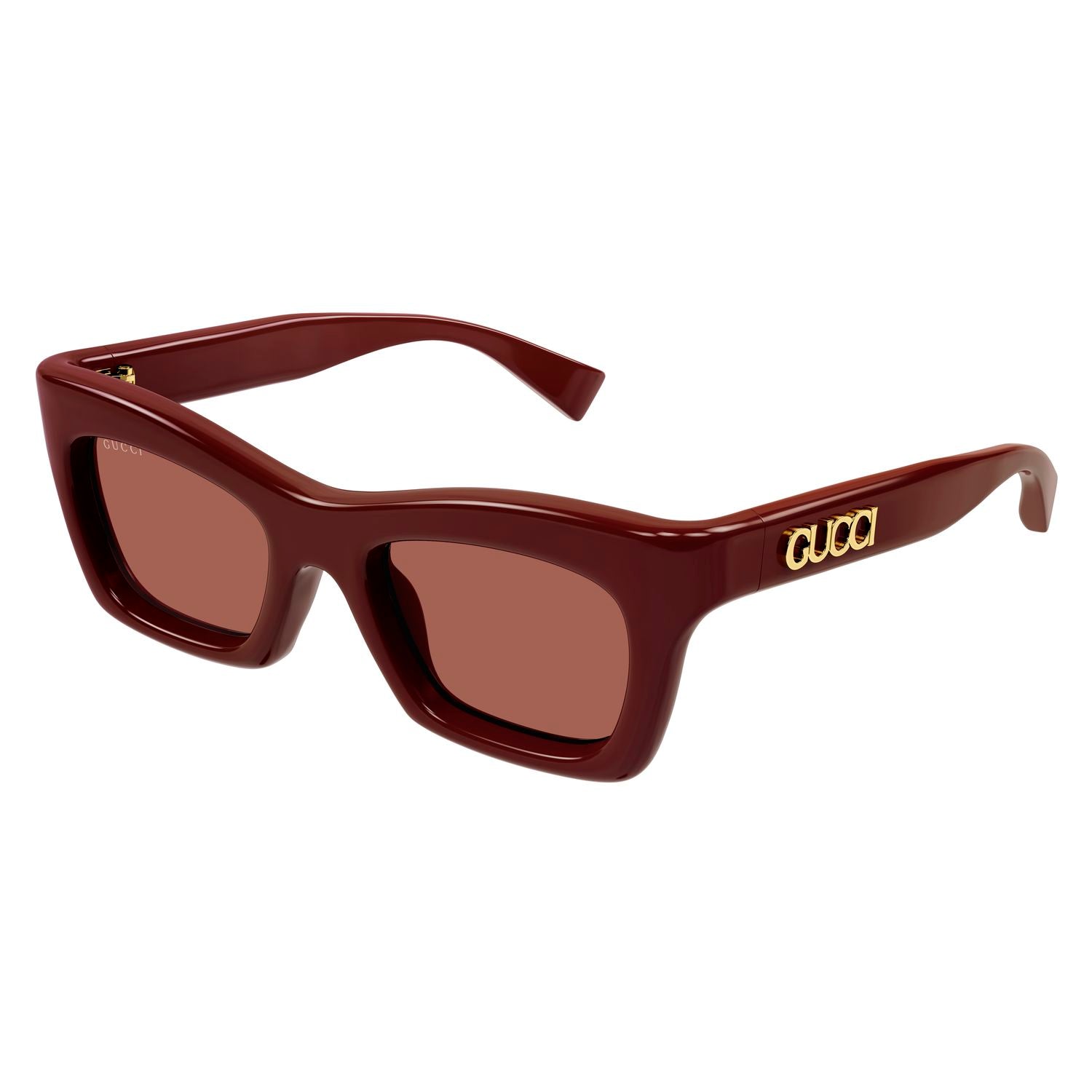 GG1773S Burgundy recycled acetate Sunglasses - Shiny Burgundy