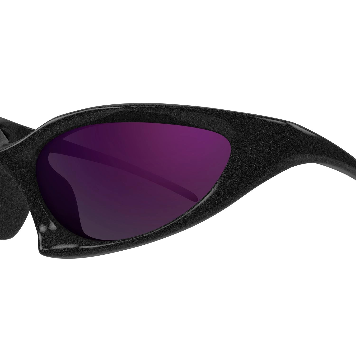 BB0352S Black bio injection Sunglasses - Shiny Black