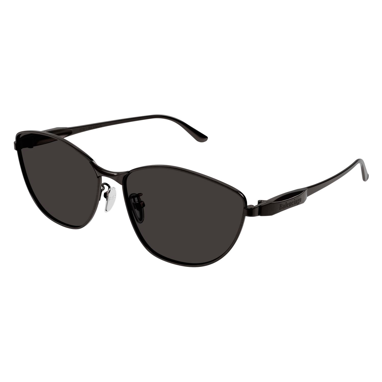 BB0358SK Grey metal Sunglasses - Shiny Grey