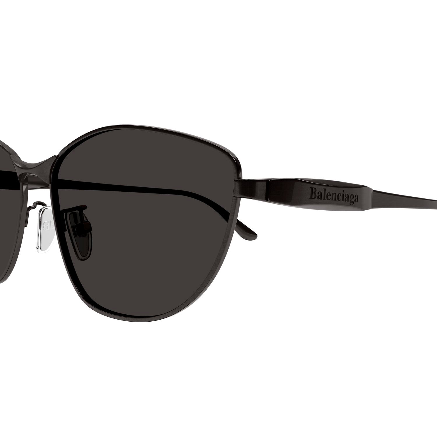 BB0358SK Grey metal Sunglasses - Shiny Grey