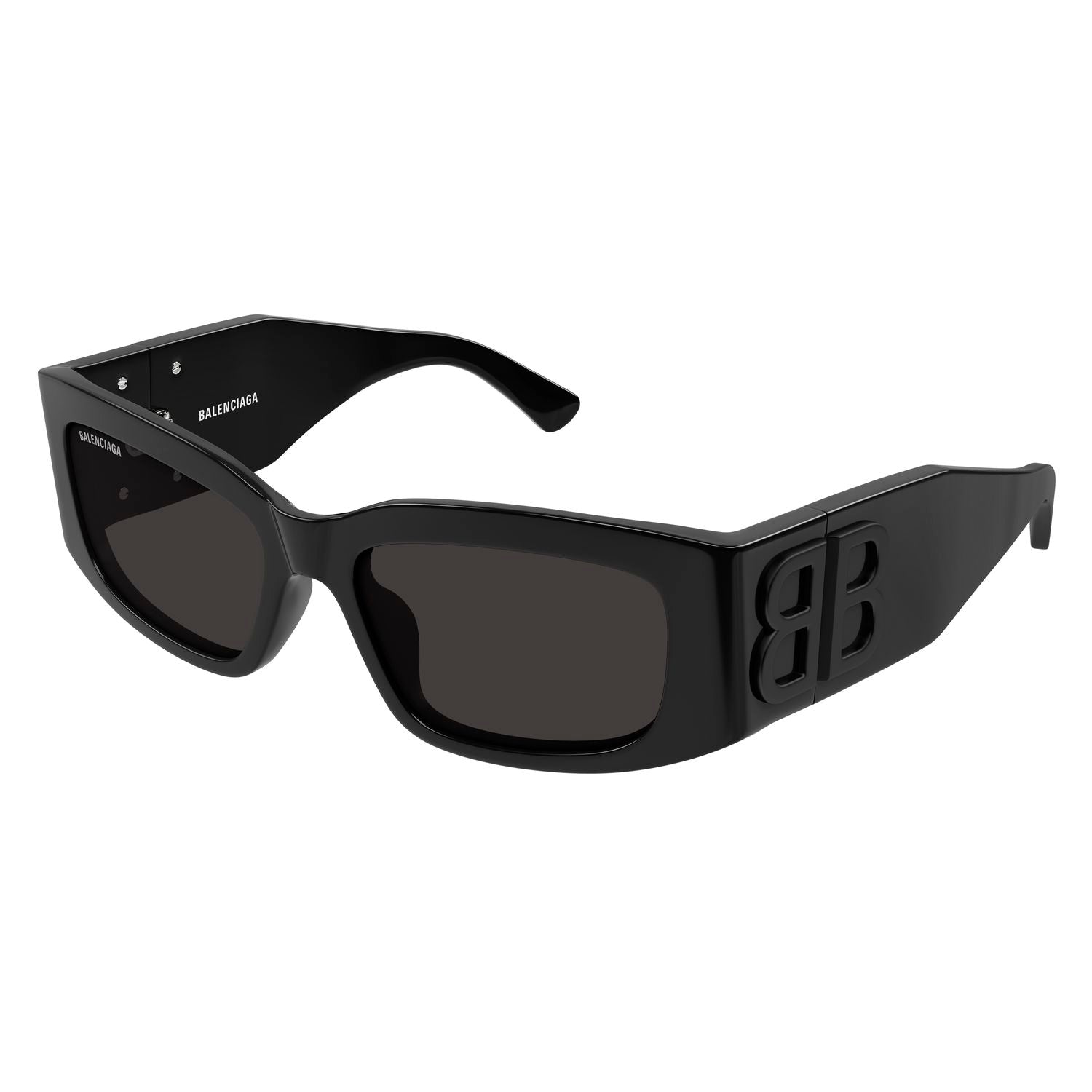 BB0360S Black recycled acetate Sunglasses - Shiny Black