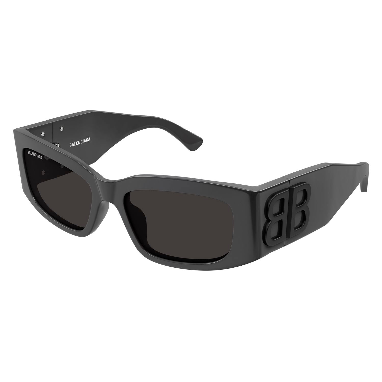 BB0360S Grey recycled acetate Sunglasses - Shiny Grey