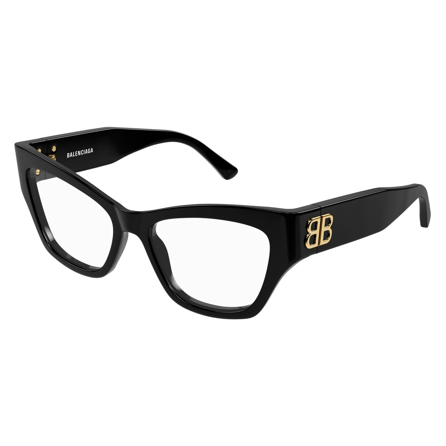 BB0362O Black recycled acetate Optical Frames - Shiny Black