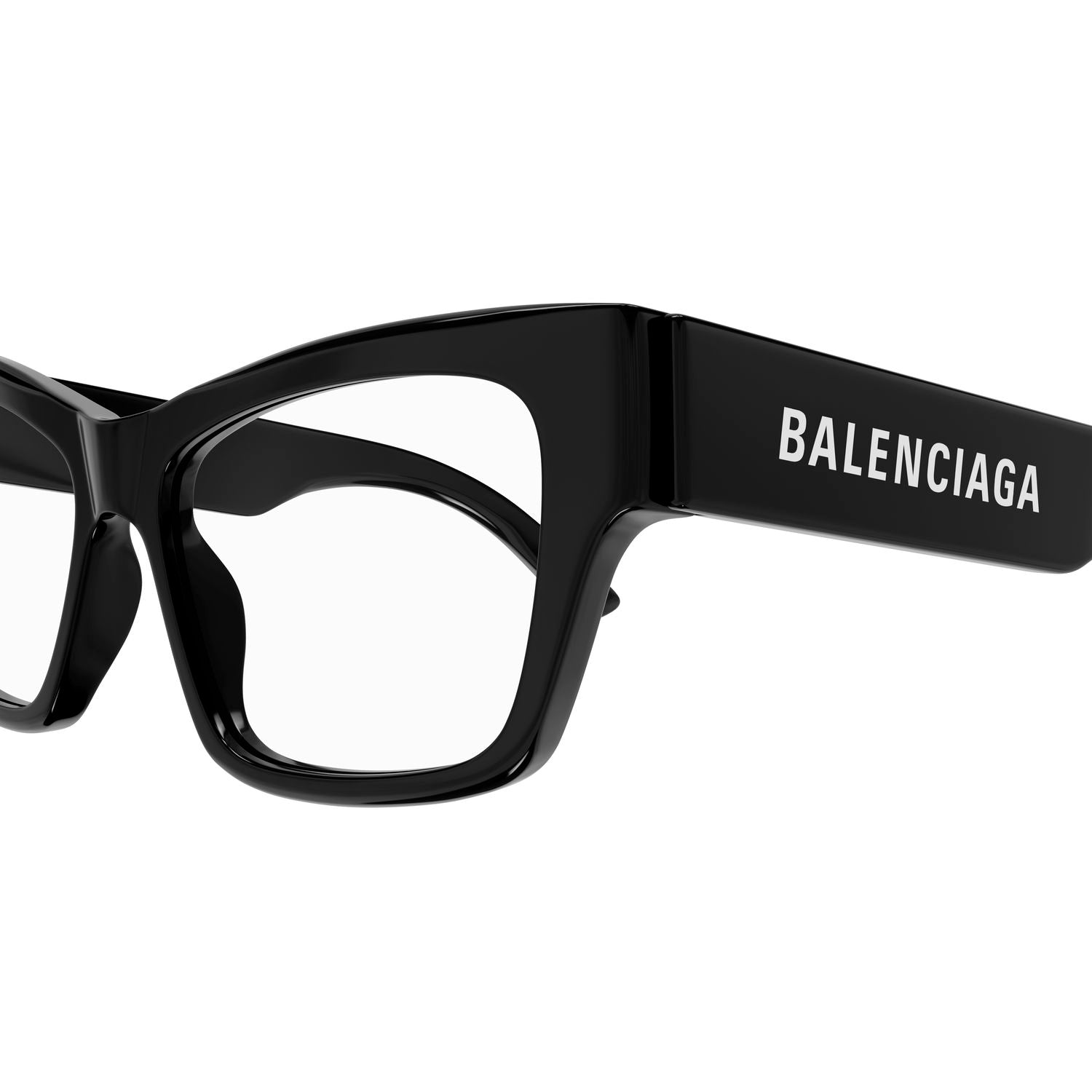 BB0378O Black recycled acetate Optical Frames - Shiny Black