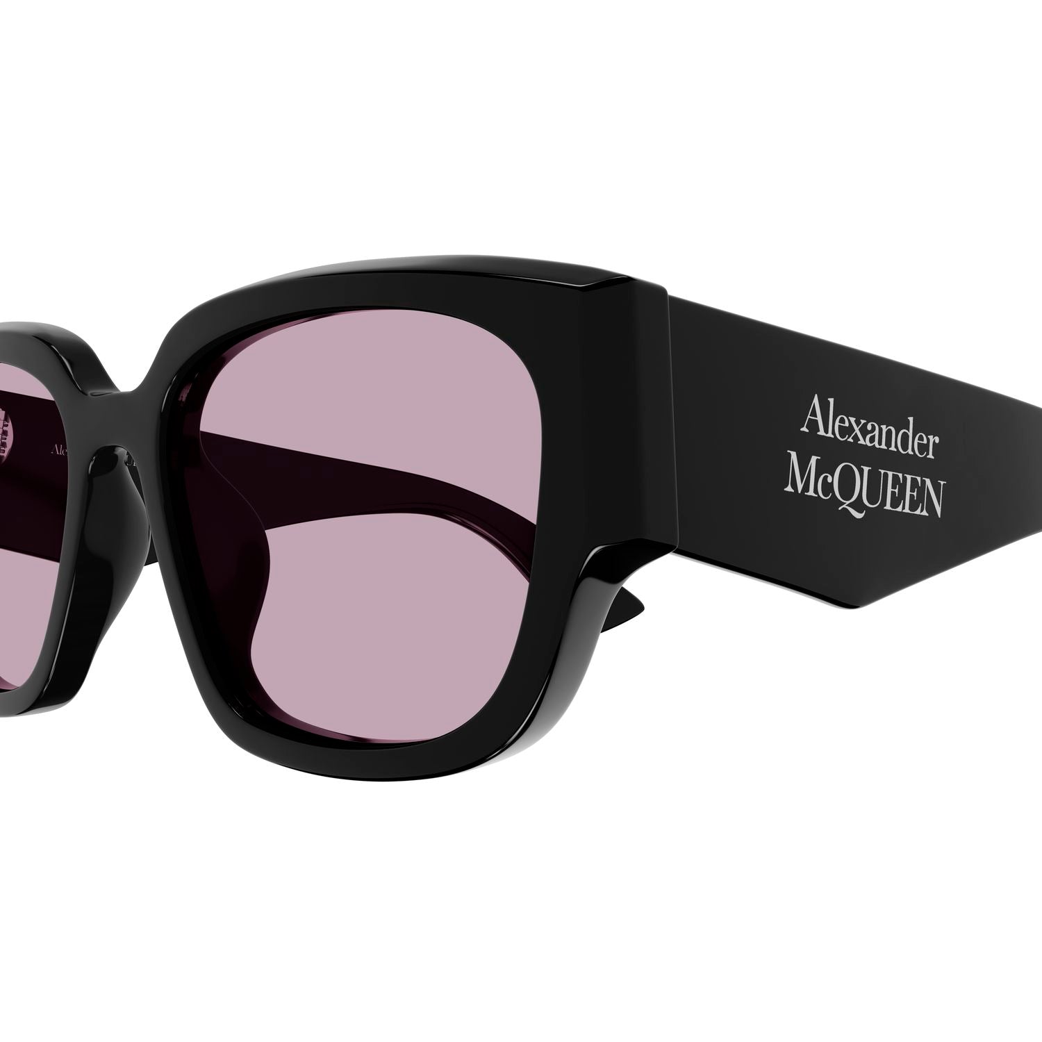AM0468S Black recycled acetate Sunglasses - Shiny Black