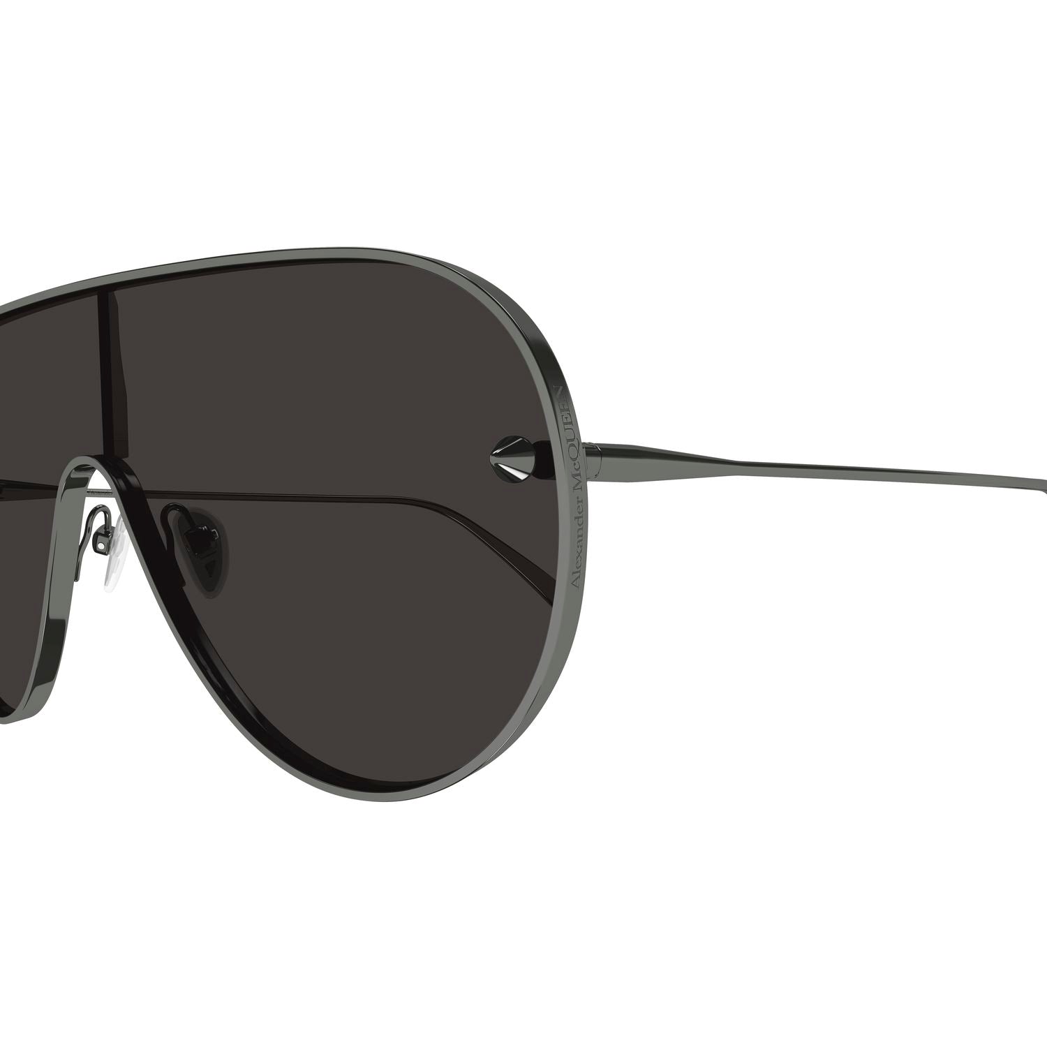 AM0481S Ruthenium metal Sunglasses - Shiny Ruthenium