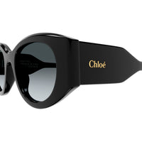CH0251S Black recycled acetate Sunglasses - Shiny Black
