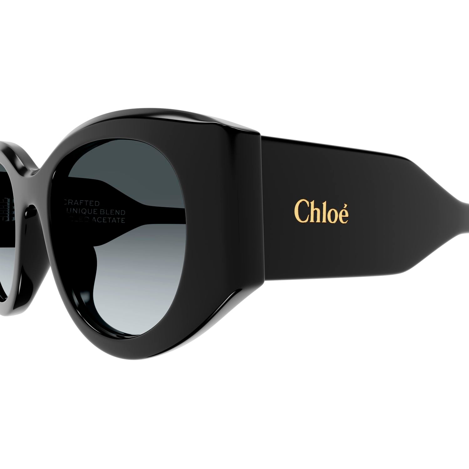 CH0251S Black recycled acetate Sunglasses - Shiny Black