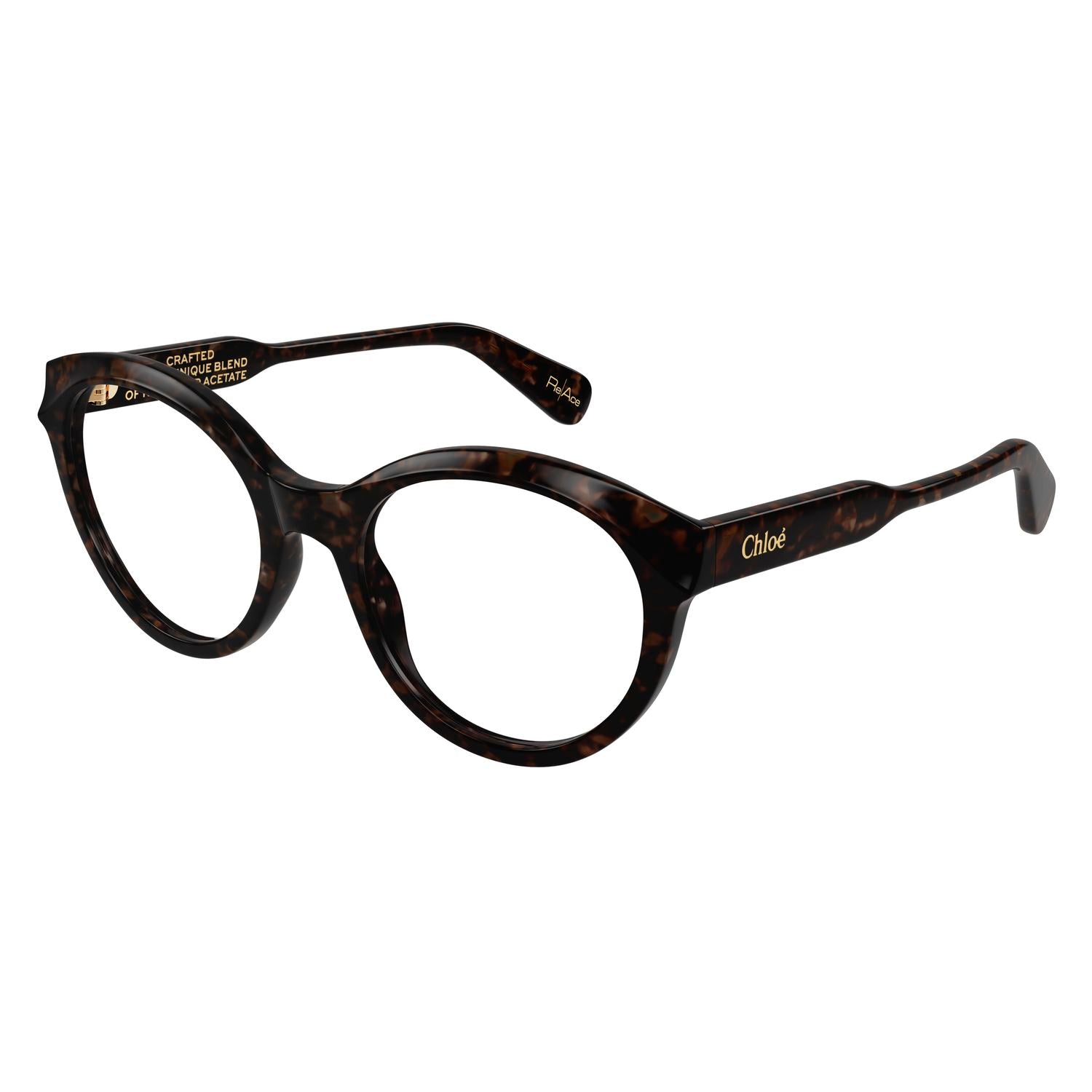 CH0264O Havana recycled acetate Optical Frames - Shiny Havana