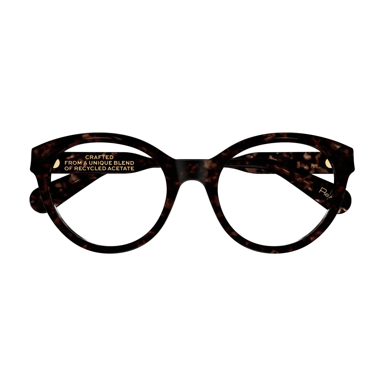 CH0264O Havana recycled acetate Optical Frames - Shiny Havana
