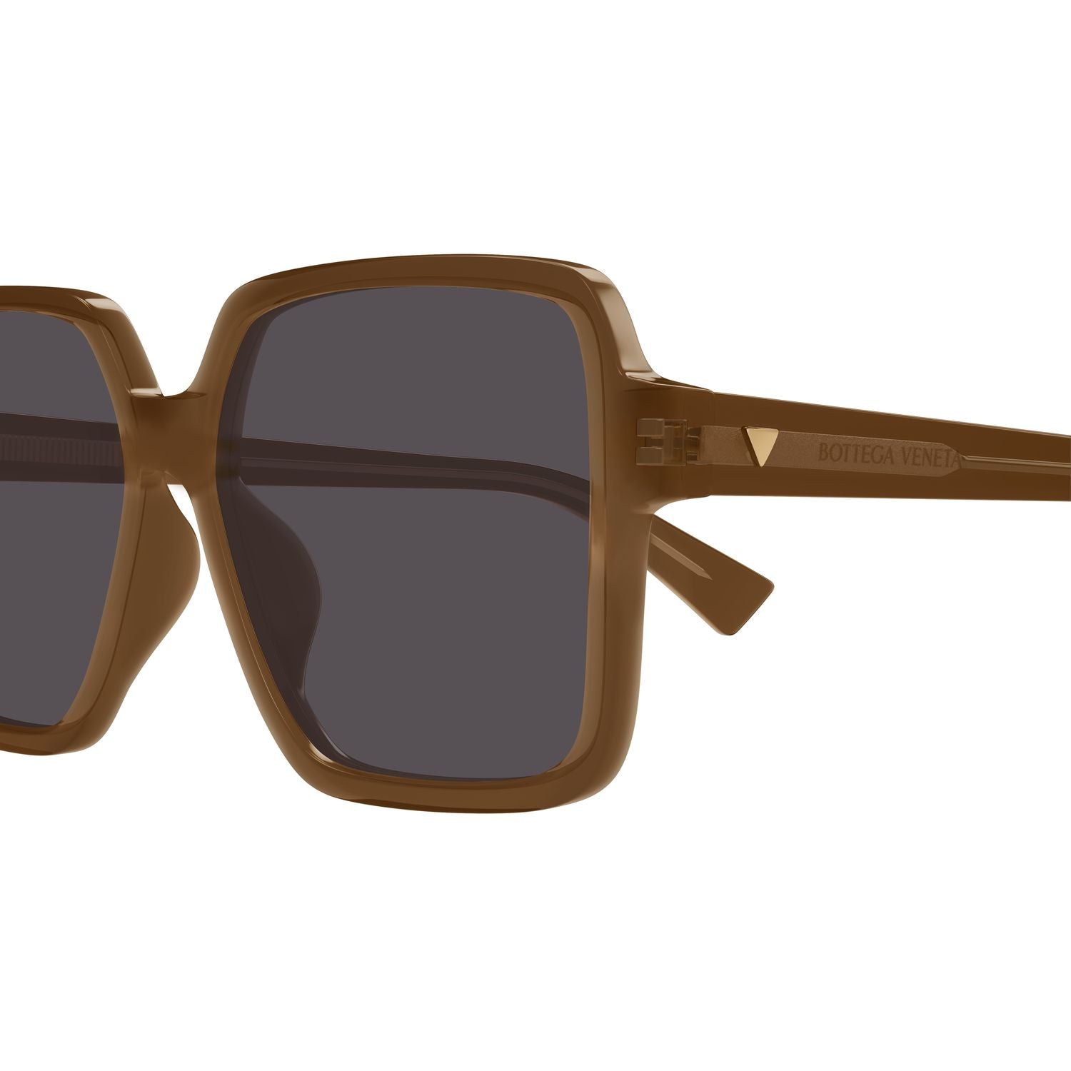 BV1317SK Brown recycled acetate Sunglasses - Shiny Transparent Brown
