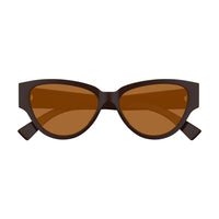 BV1319S Brown recycled acetate Sunglasses - Shiny Brown