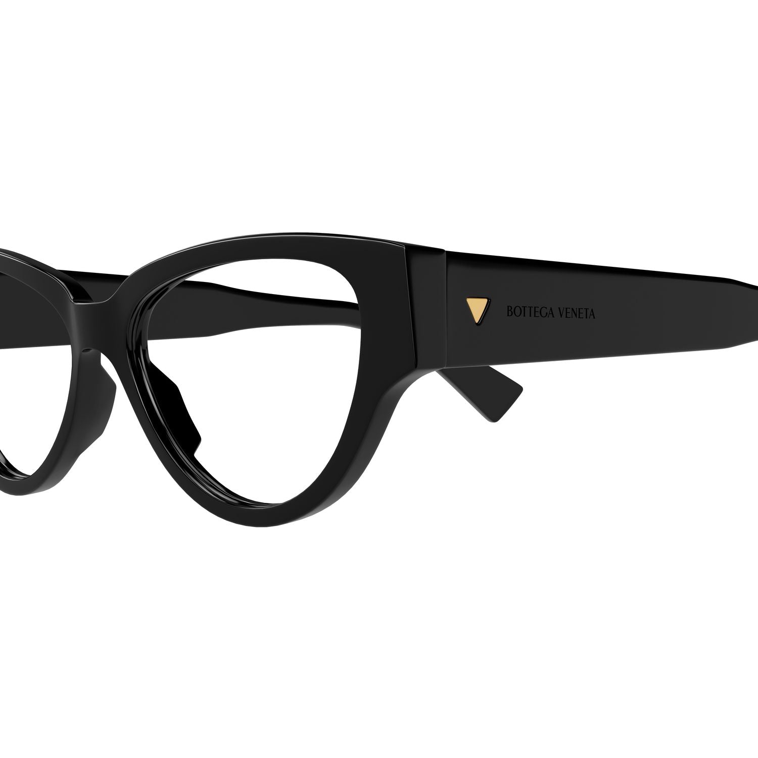 BV1320O Black recycled acetate Optical Frames - Shiny Black