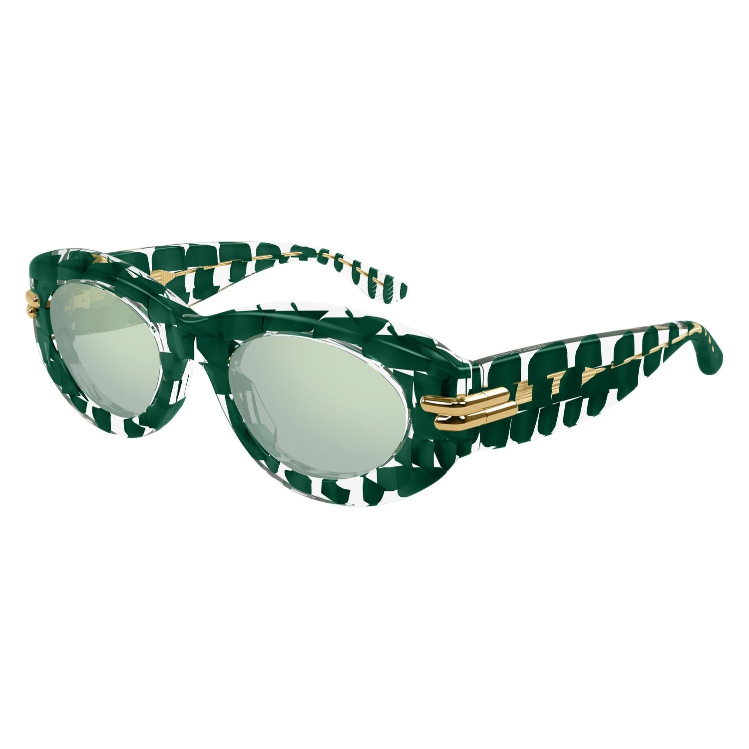BV1322S Green recycled acetate Sunglasses - Green