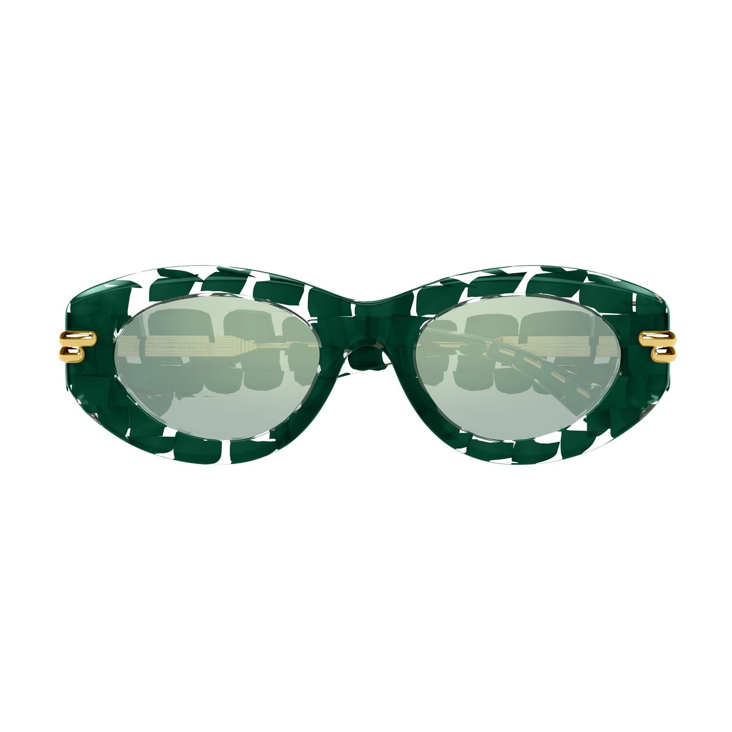 BV1322S Green recycled acetate Sunglasses - Green