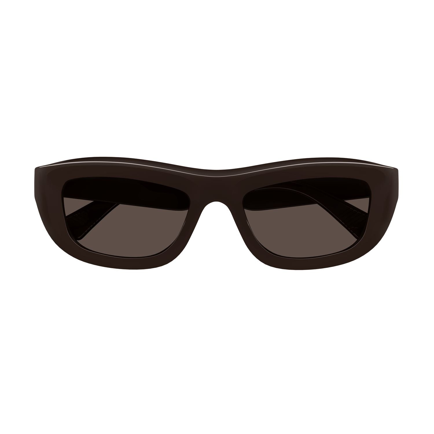 BV1326S Brown injection Sunglasses - Shiny Brown