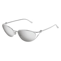 BV1330S Silver metal Sunglasses - Shiny Silver