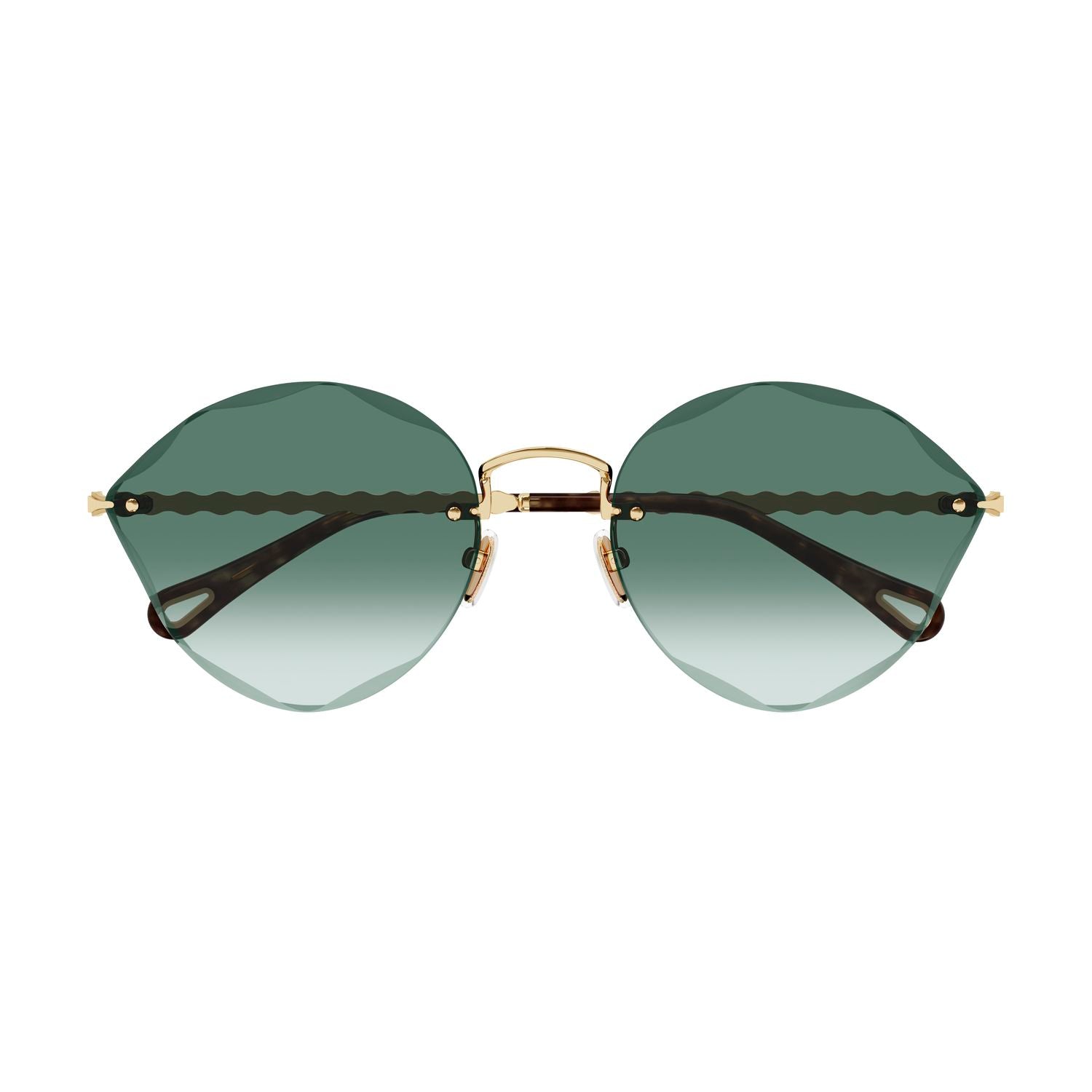 CH0253S Gold metal Sunglasses - Shiny Gold